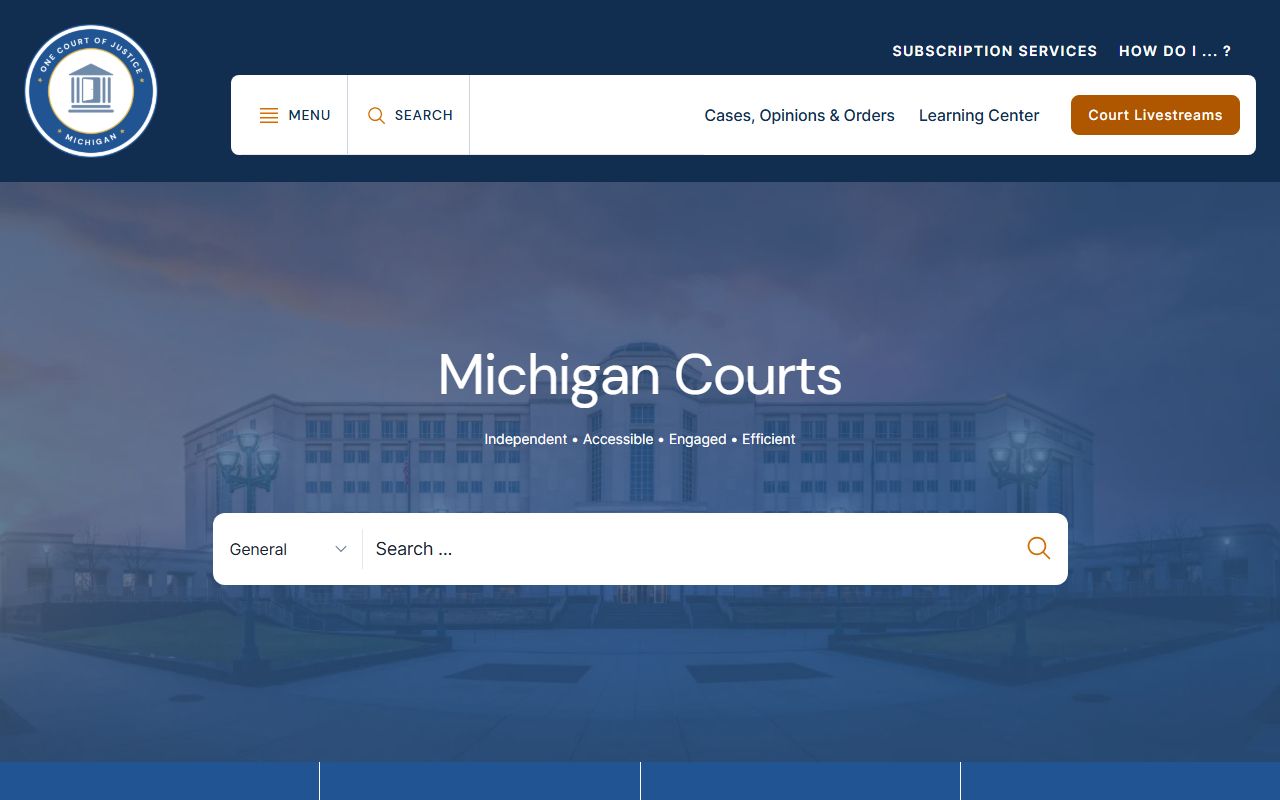 Washtenaw County Court Records Michigan Courts official site