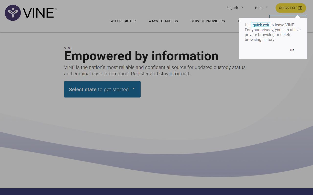 Washtenaw County Inmate Records VINELink custody status search