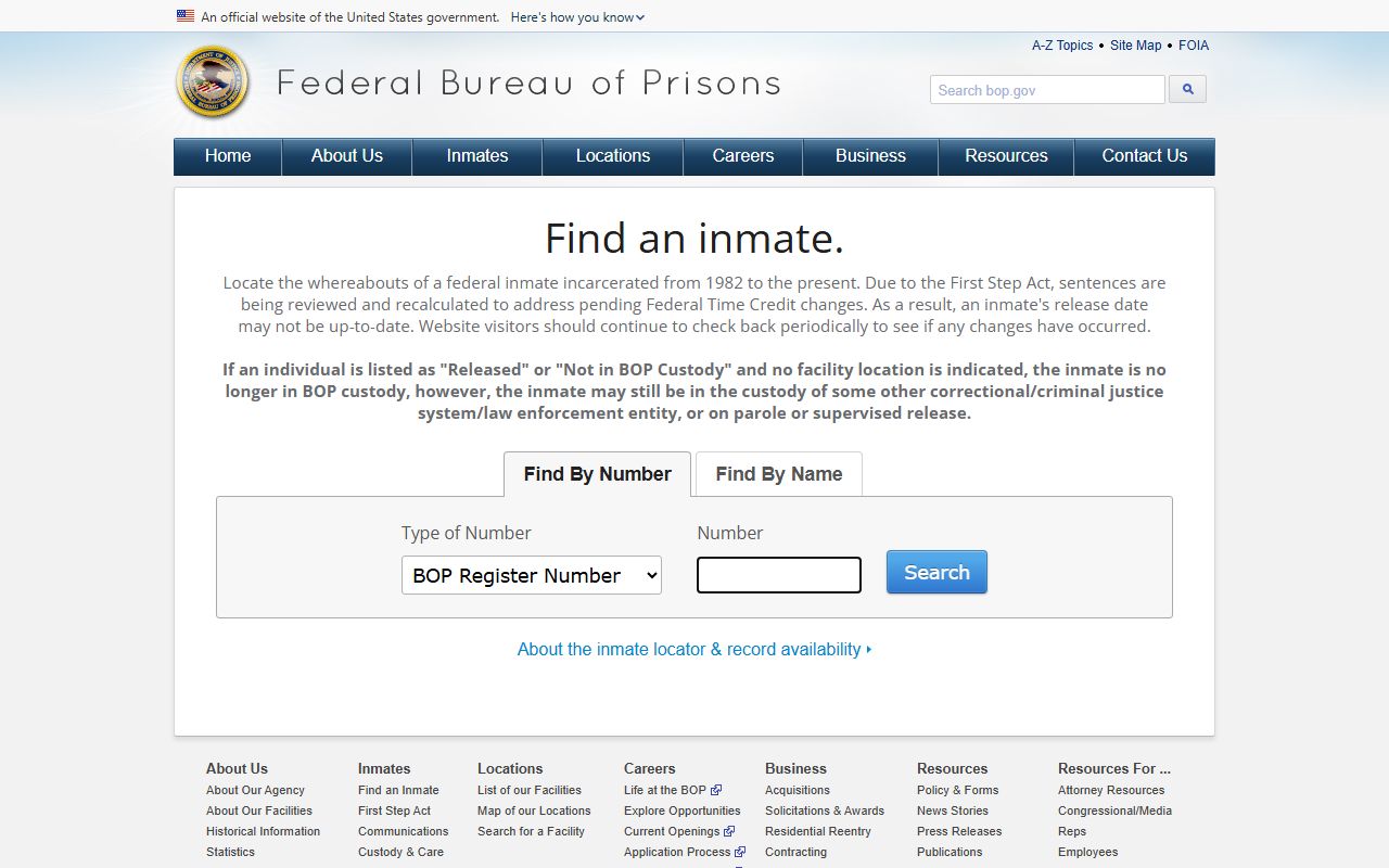 Washtenaw County Released Inmates BOP inmate locator